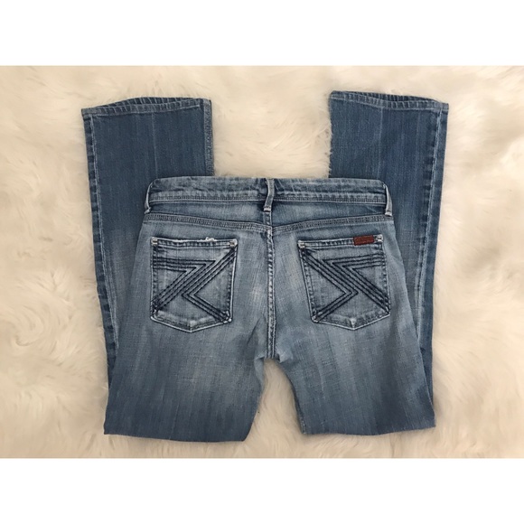 7 For All Mankind Flynt Bootcut Jeans in Size 27 - Picture 2 of 5